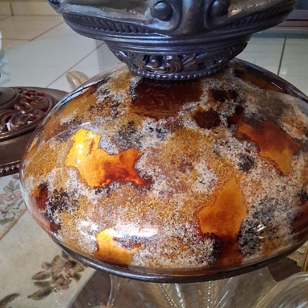 The Perfect Purse/Makeup Bowl. Elegant Decorative Bowl With Red Velvet Inside. - Picture 10 of 16
